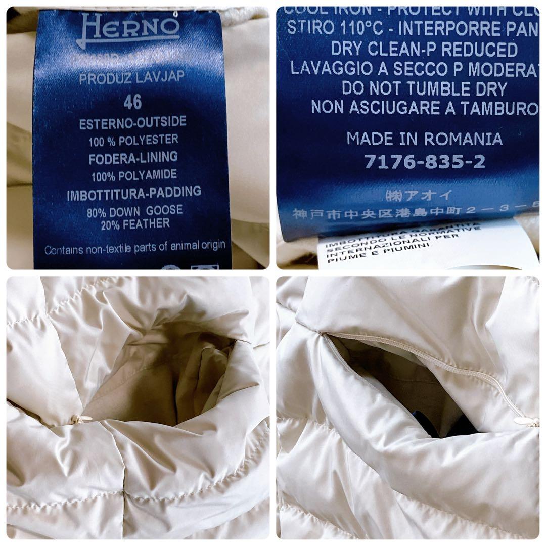 極美品 貴重サイズ 46 ダウンベスト POLAR TECH ヘルノ