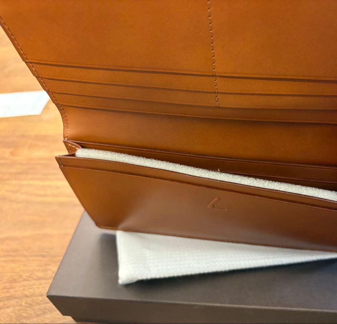 土屋鞄 TSUCHIYA KABAN コードバン 長札入れ ブラウン 【未使用】