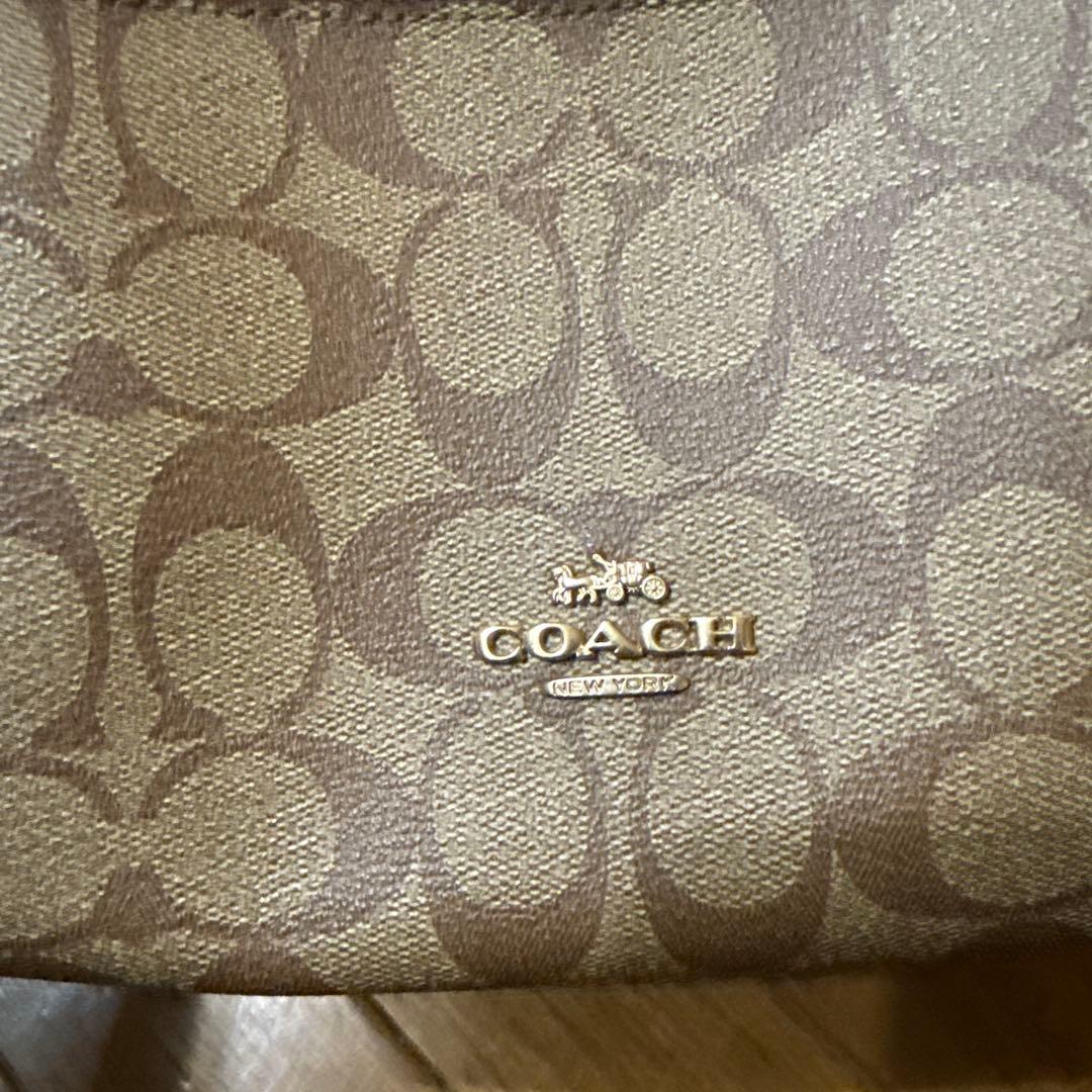 COACH リュック ベージュ/ブラウン