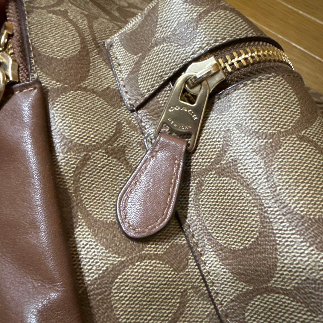 COACH リュック ベージュ/ブラウン