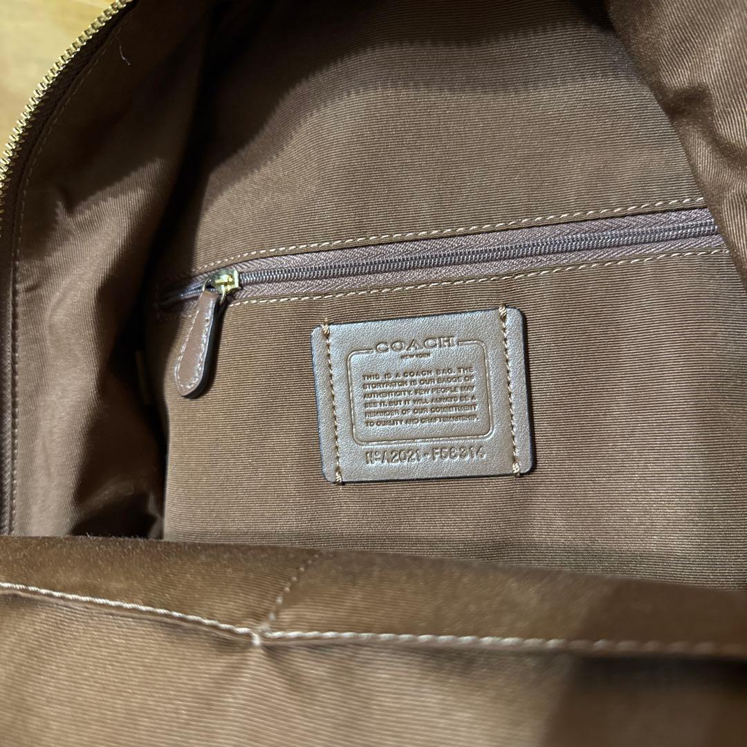 COACH リュック ベージュ/ブラウン