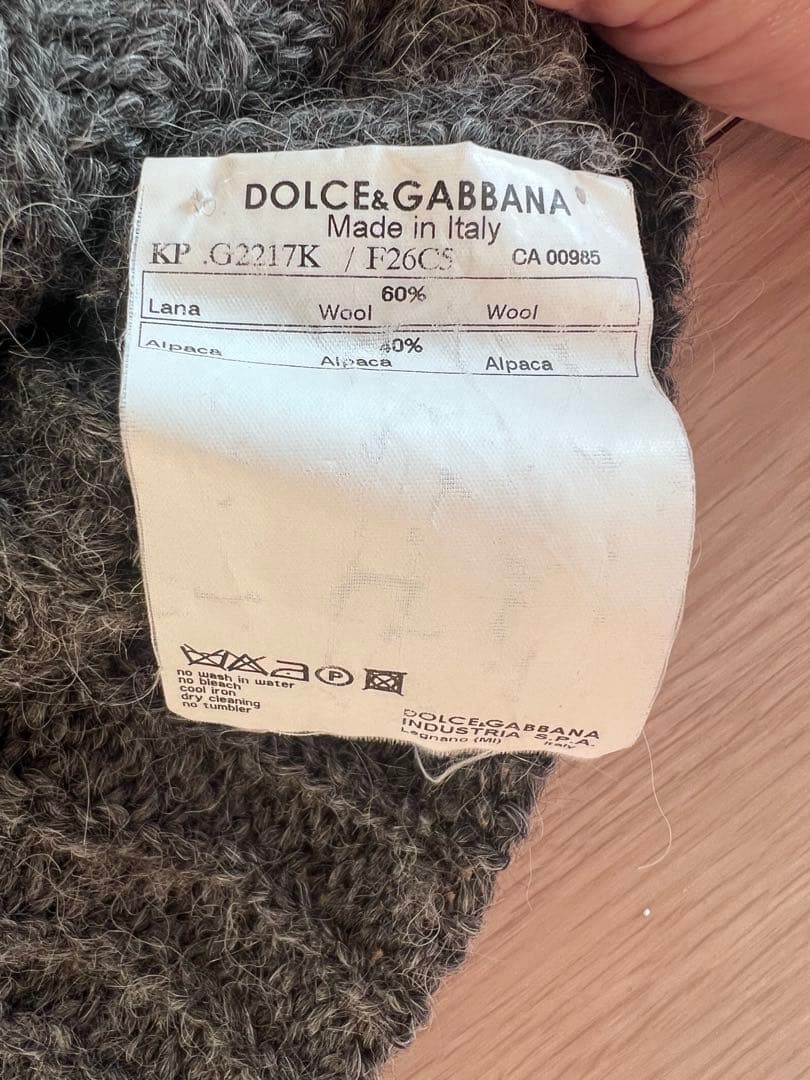 ドルチェアンドガッパーナ ウール ニット