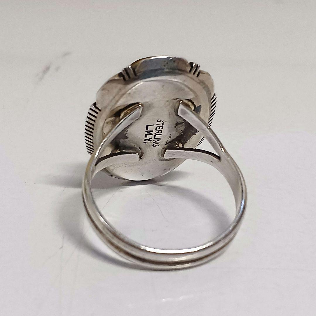 インディアンジュエリー　ナバホ　ラリー・M・ヤジー　リング