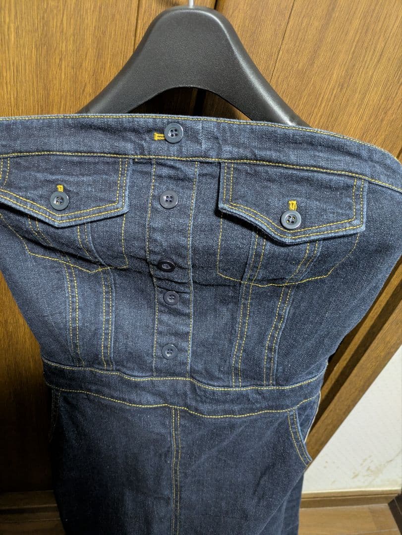 overE　(※ストラップなし)　デニムワンピース　U65 オーバーイー