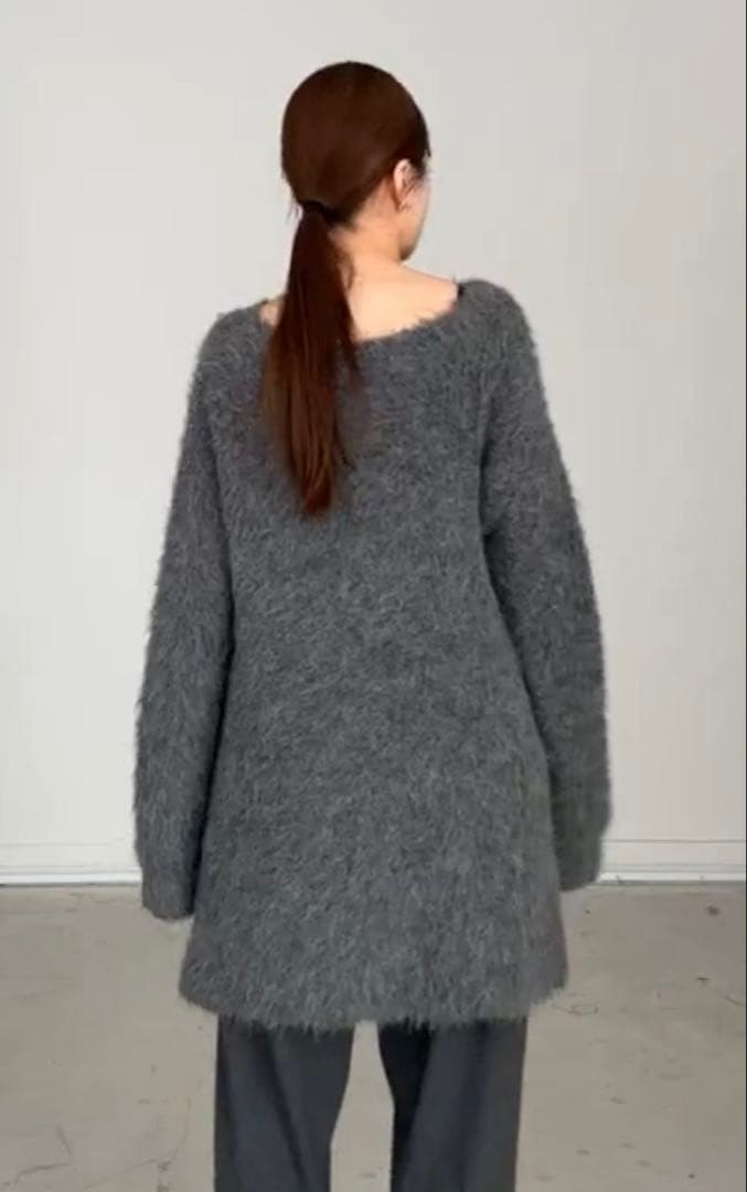 clane シャギーニット