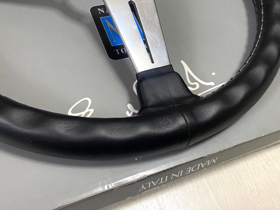 希少【NARDI】FET レザーステアリング　36Φ 【ナルディ】