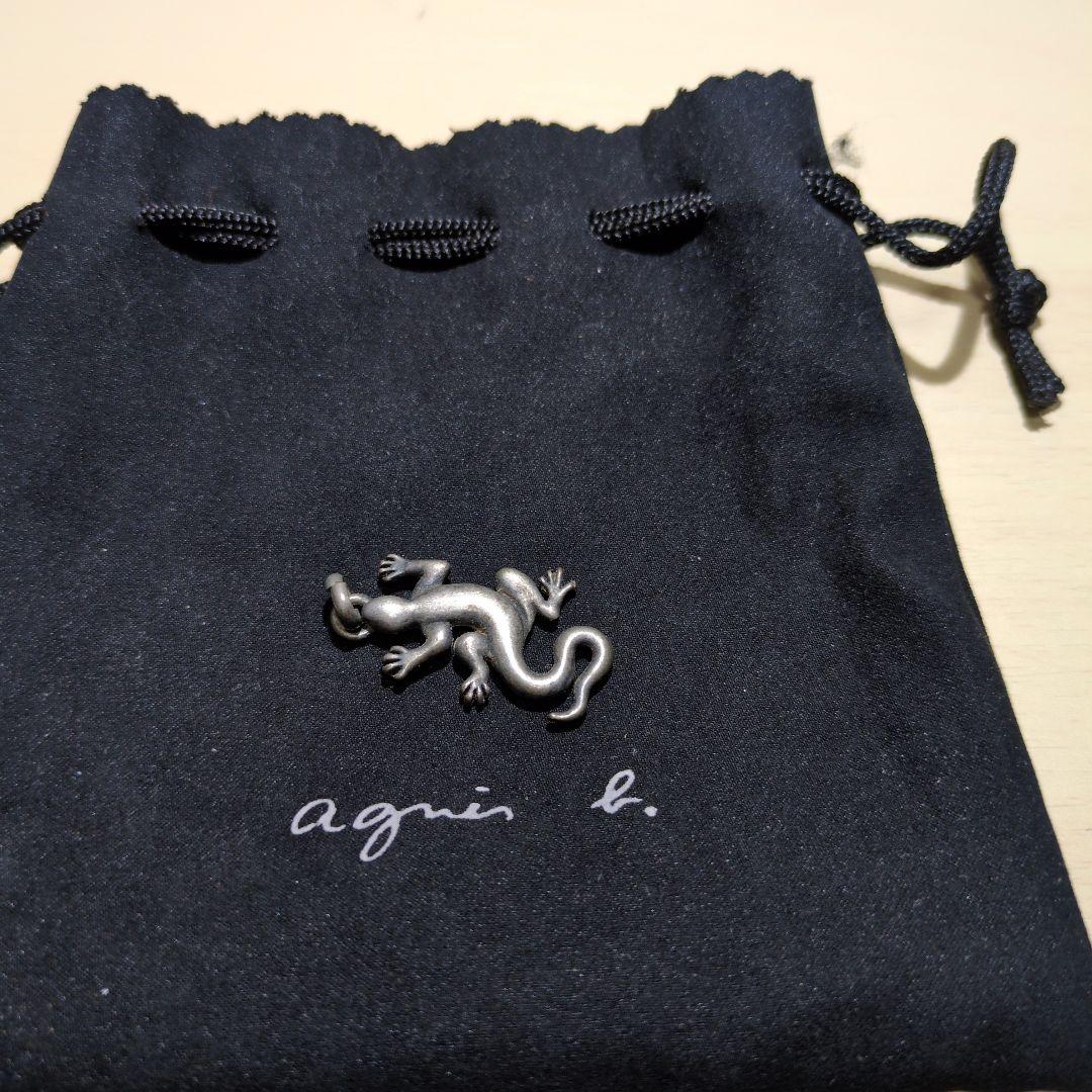 アニエスベー agnes b. ネックレス 2点セット ロゴ トカゲ リザード