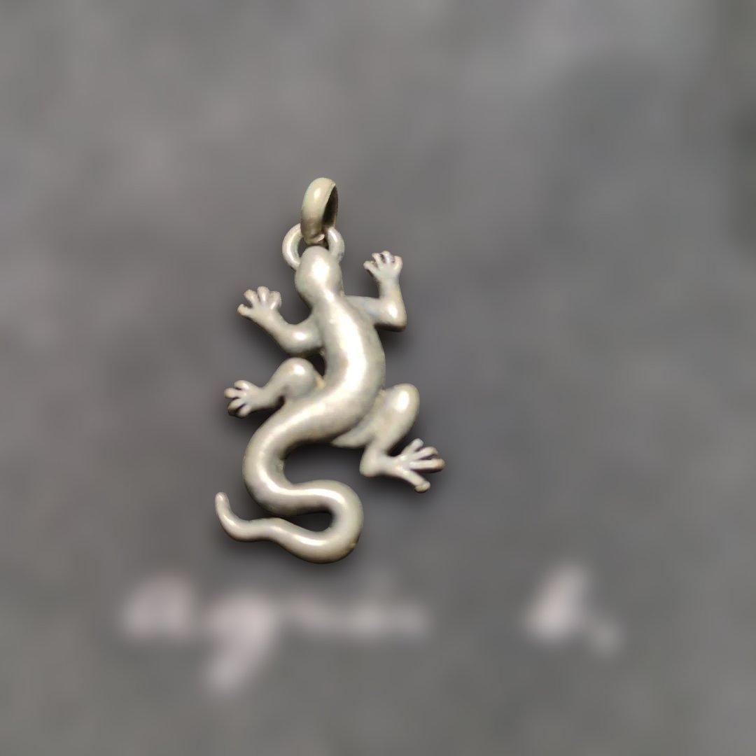 アニエスベー agnes b. ネックレス 2点セット ロゴ トカゲ リザード