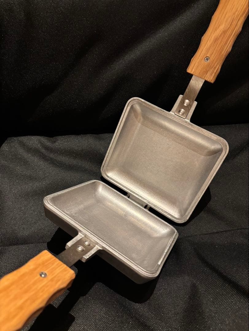 ネルデザインワークス ALCooker 木製グリップ ホットサンドメーカー