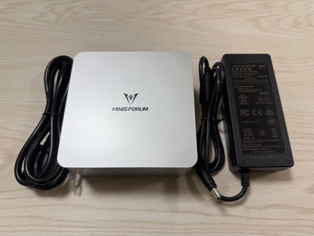 ミニPC MINISFORUM 1265UN i7 32GB 512GB Win11