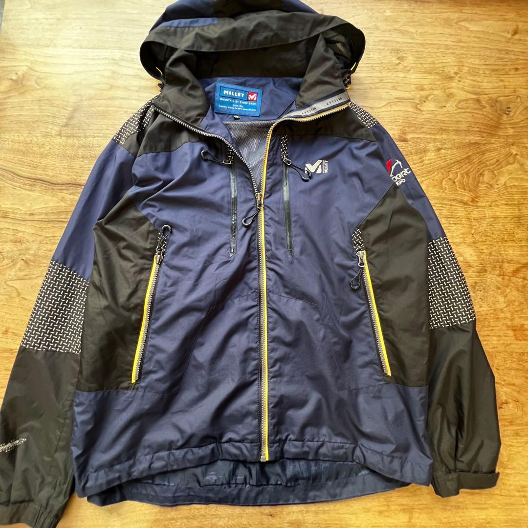美品　海外限定　ミレー　MILLET マウンテンパーカー　シェルジャケット　XL