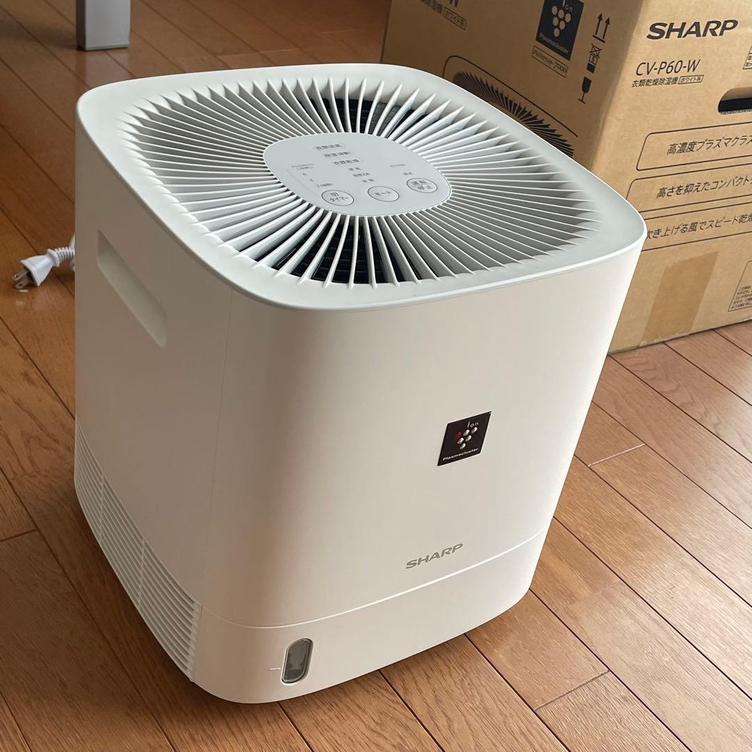 SHARP CV-P60-W 衣類乾燥機 ホワイト