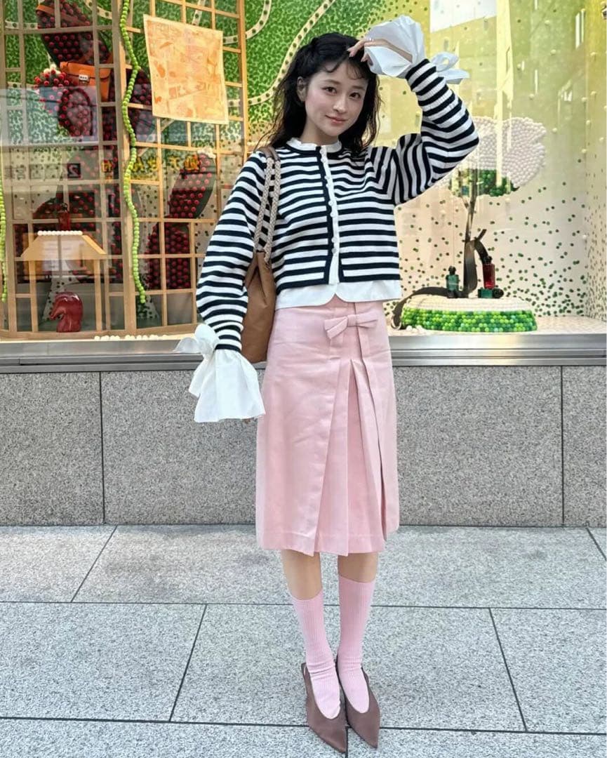 Bibiy. ANGELIQUE KNIT ボーダー 新作 新品 タグ付き