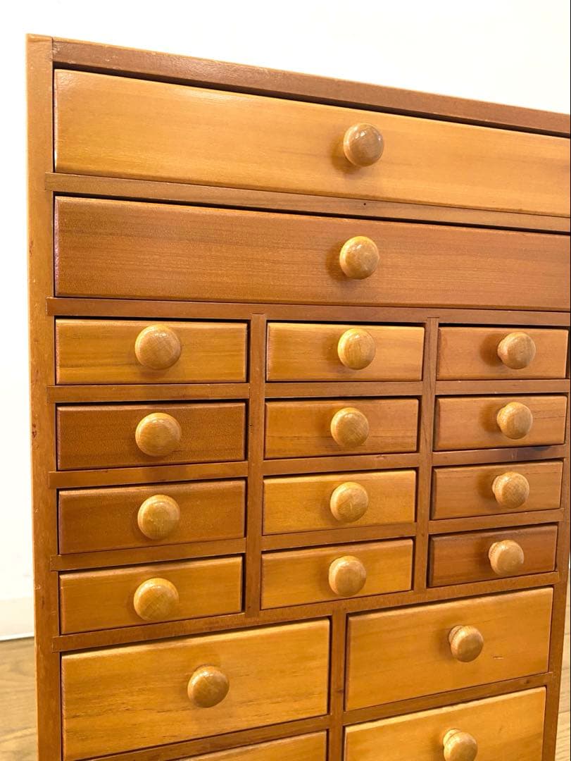 薬箪笥 小引き出し 小箪笥 小物入れ 木製 収納 インテリア 20杯