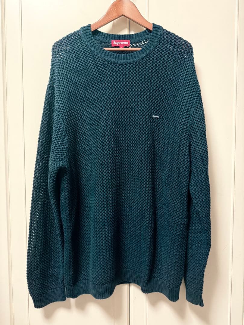 【アッチョンブリケ】Open Knit Small Box Sweater