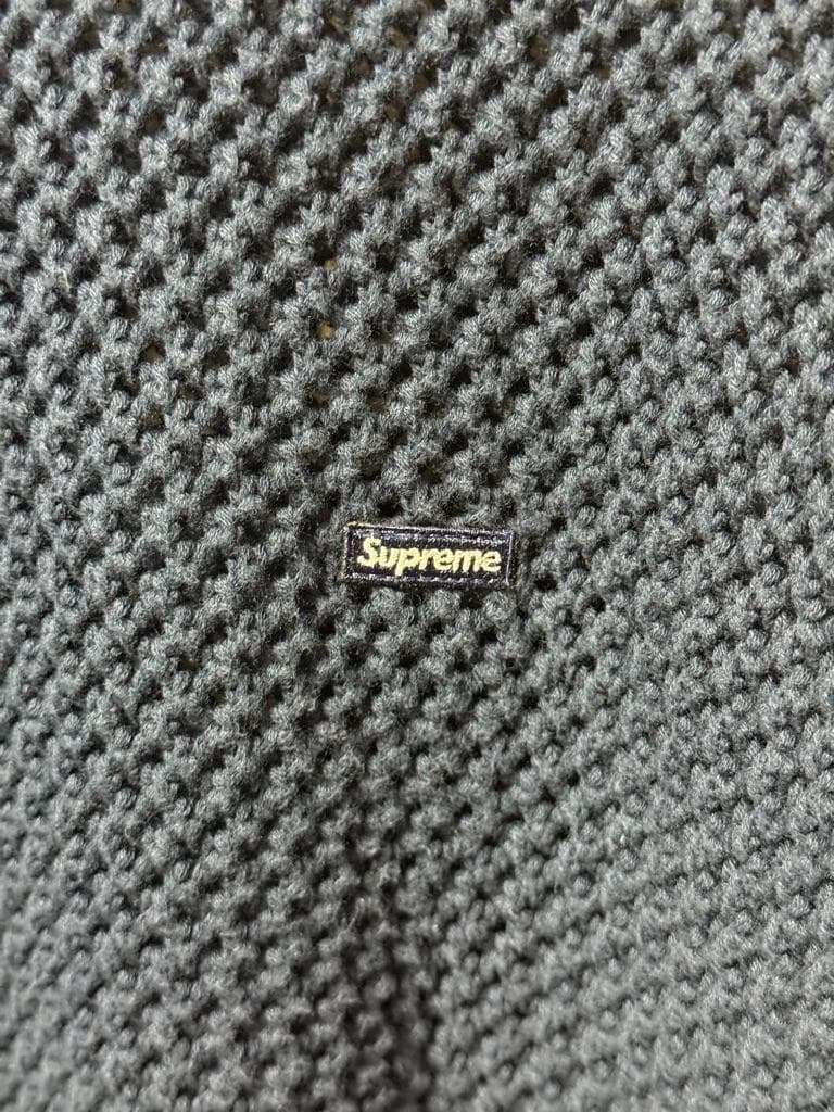 【アッチョンブリケ】Open Knit Small Box Sweater