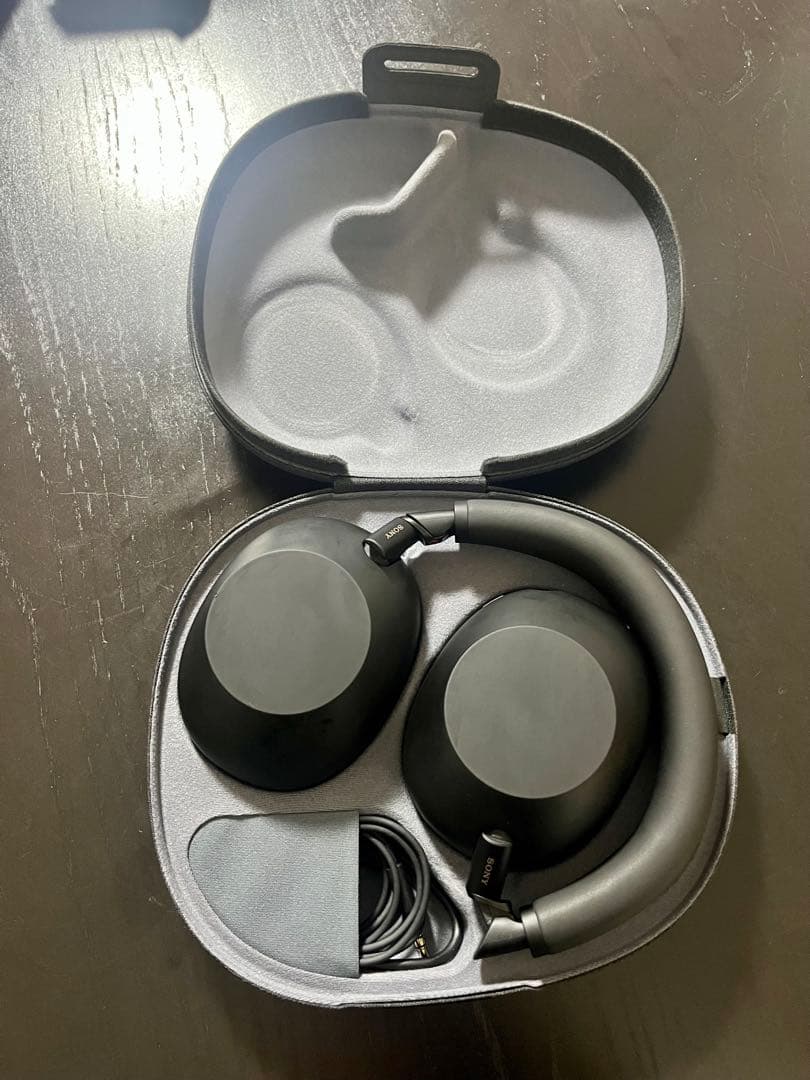 【付属品完備】SONY WH-1000XM6 ブラック｜動作良好｜左耳小傷あり