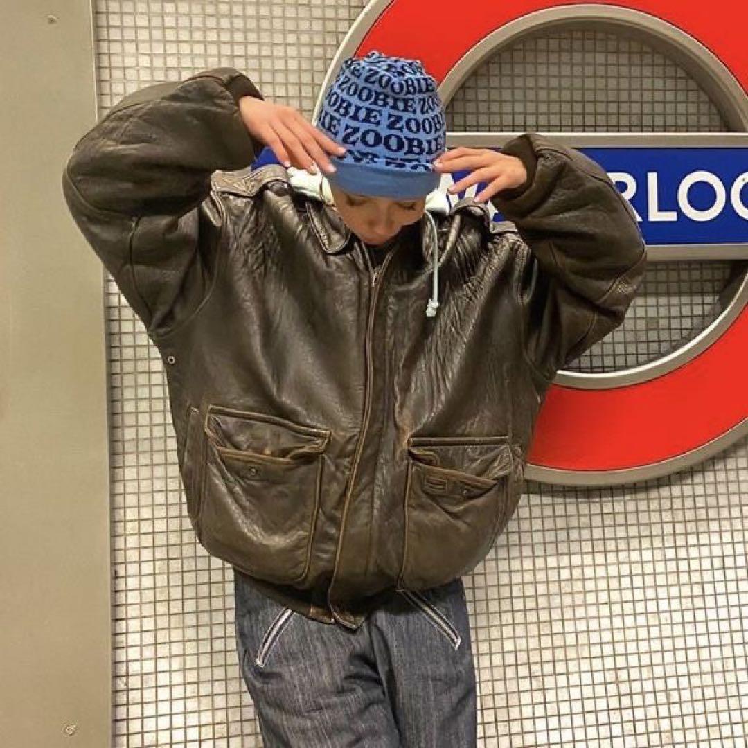 【超希少】80s ハーレーダビッドソン フライトレザージャケットG-1 A-2