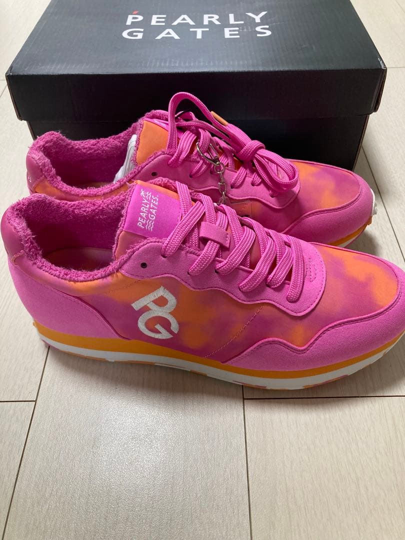(新品)PEARLY GATES レディース ゴルフ シューズ サイズ25.0