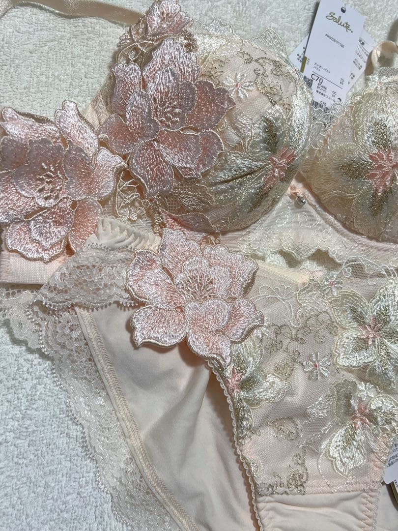 【新品】Salute 86G P-Upブラ＆Tバックショーツ OC C70 m