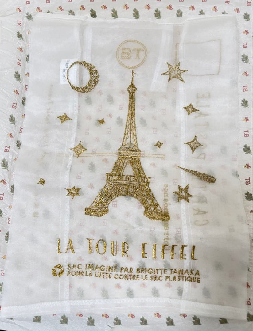 ブリジット・タナカ エコバッグ エッフェル塔