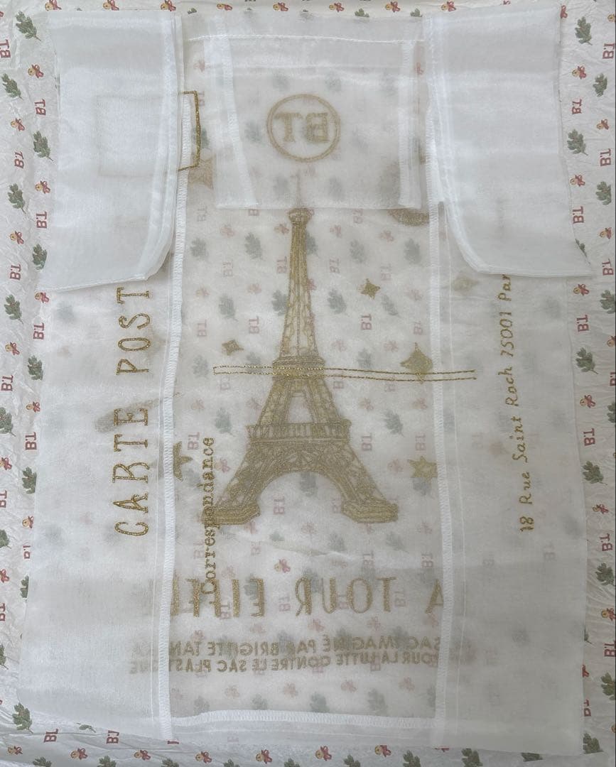 ブリジット・タナカ エコバッグ エッフェル塔