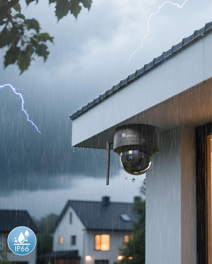 【新品】Ctronics 防犯カメラ 屋外 4K AI追跡機能 5GWi-Fi