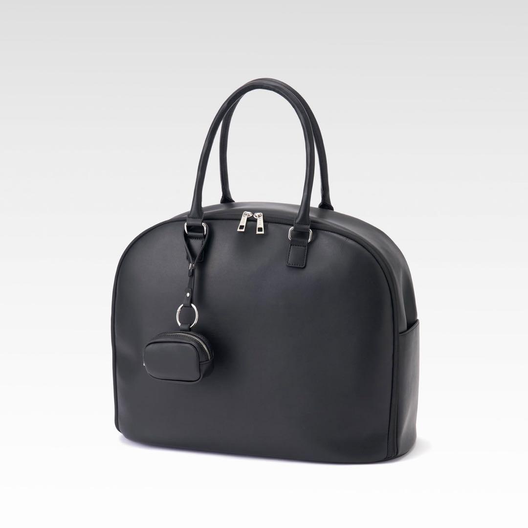 Aww バンブーヴィーガンレザーレザープレミアムウィークエンドボストンバッグ