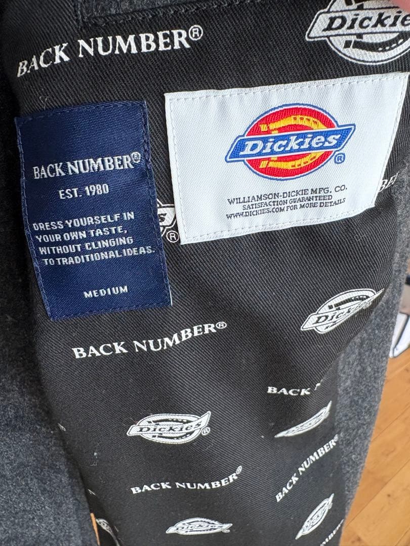 DickiesセットアップトリップスターBACK NUMBER野村訓一
