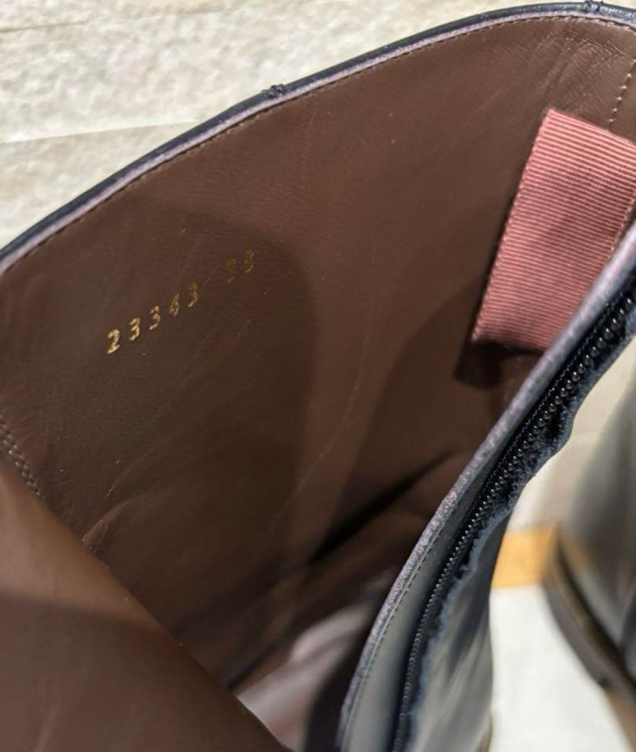 定価58300円　未使用　ローレンス　ショートブーツ　38 サイドジップ