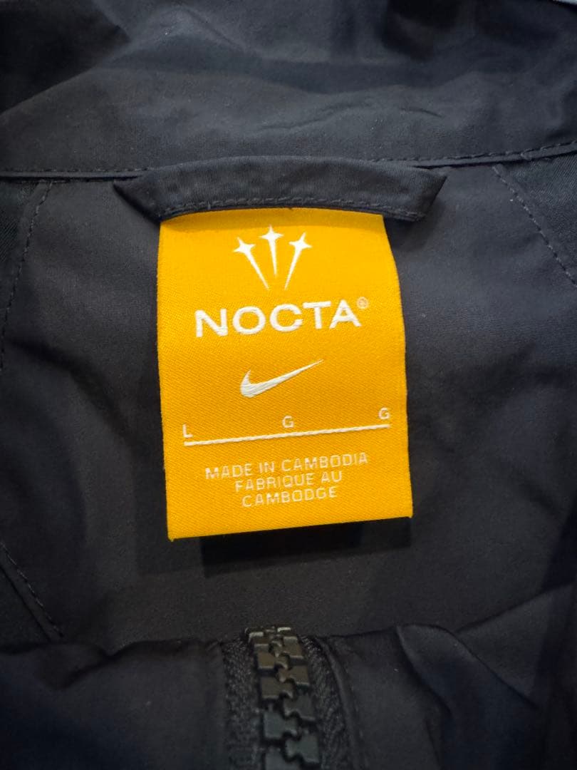 Nikeノクタ ブラック ナイロンジャケット 男女兼用