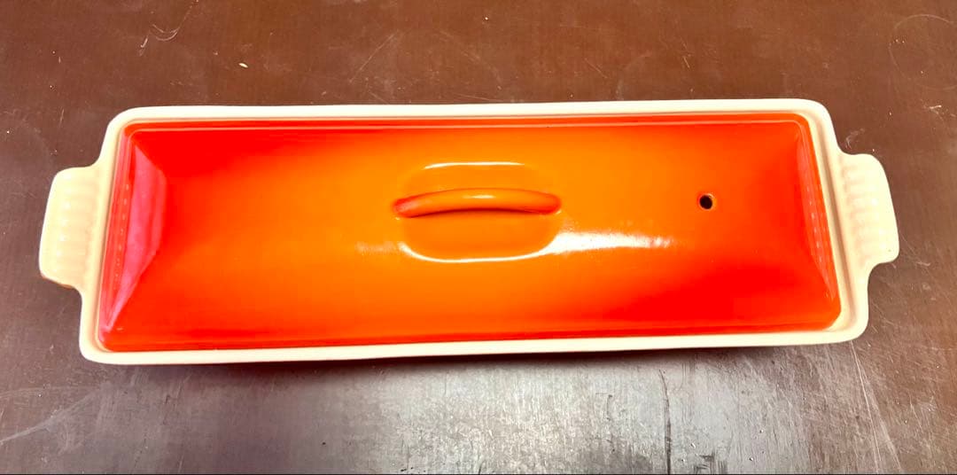 LE CREUSET ☆ル・クルーゼ☆テリーヌ型32cm☆オレンジ