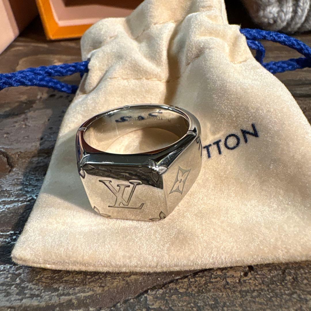 Louis Vuitton リング　シグネットリング　モノグラム