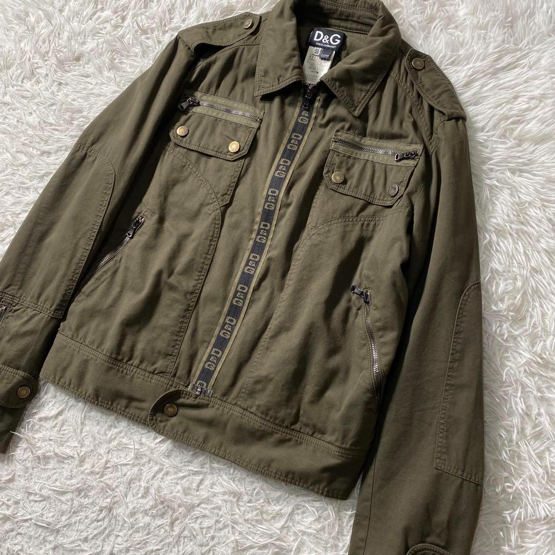 【良品】ドルチェアンドガッバーナ　ブルゾン　ITTIERRE　ミリタリー　L