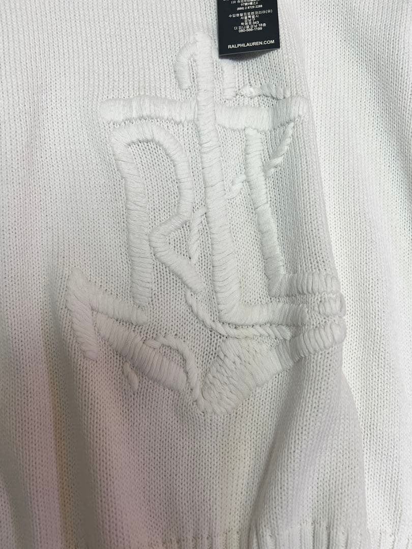 週末セールPolo RLL ロゴ　ポロラルフ ローレンニットセーター