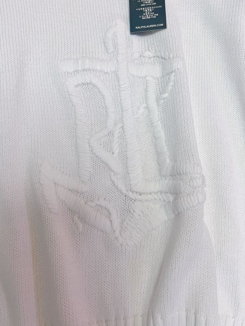 週末セールPolo RLL ロゴ　ポロラルフ ローレンニットセーター