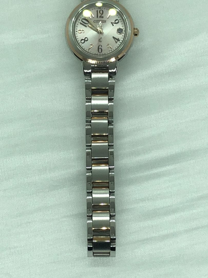 Xc クロスシー CITIZEN シチズン 電波時計 ピンクコンビカラー 未使用