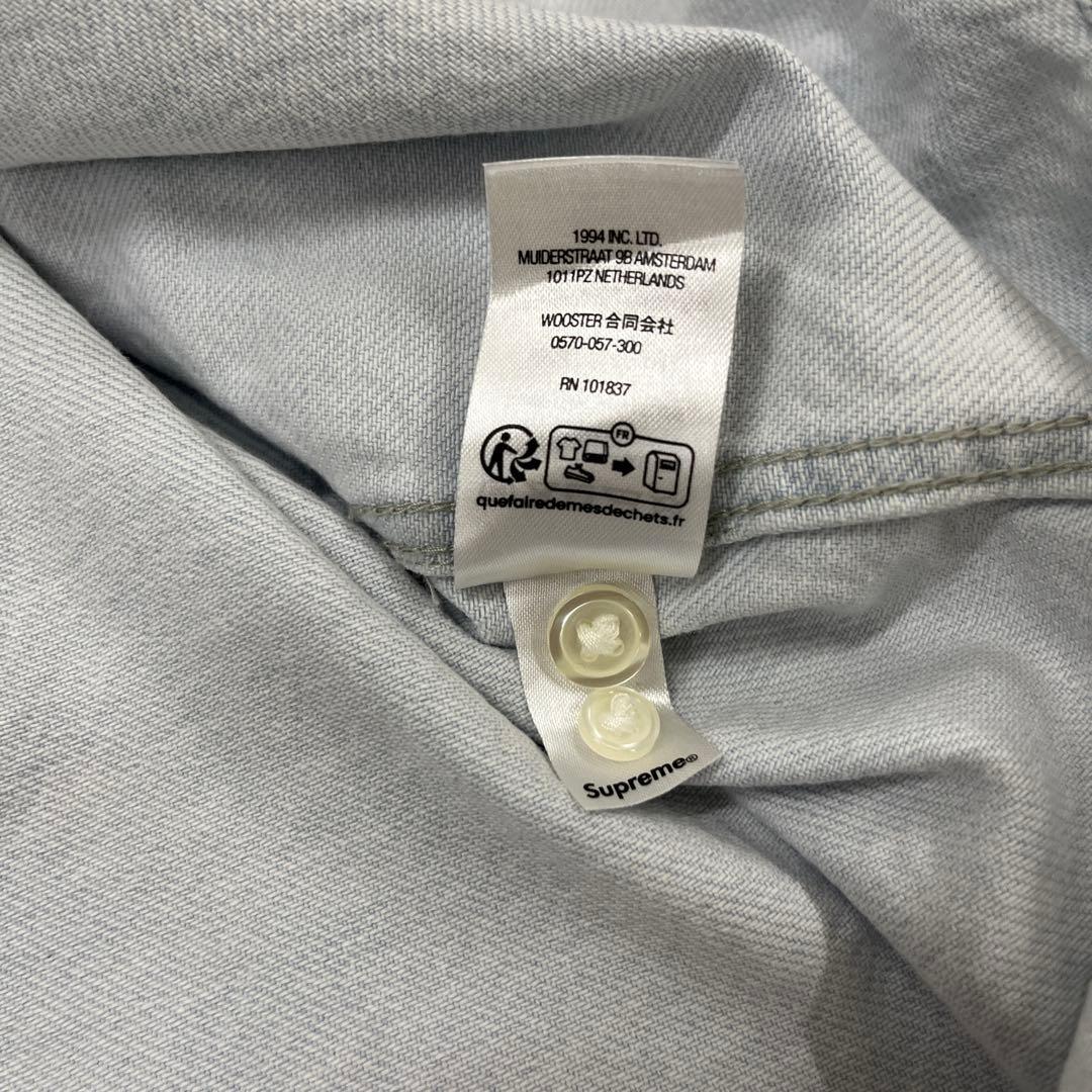 supreme スモールロゴ デニムシャツ