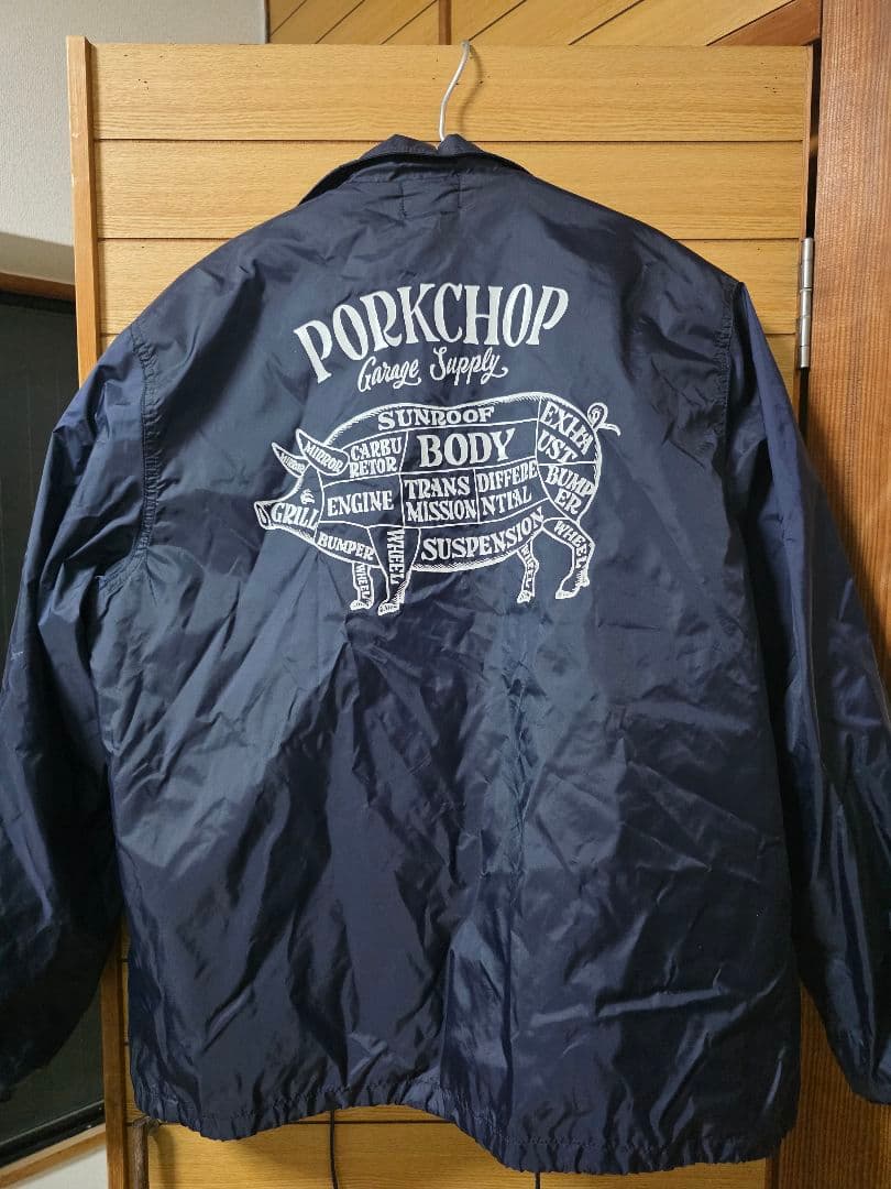 PORKCHOP ボア裏地 ナイロンジャケット M