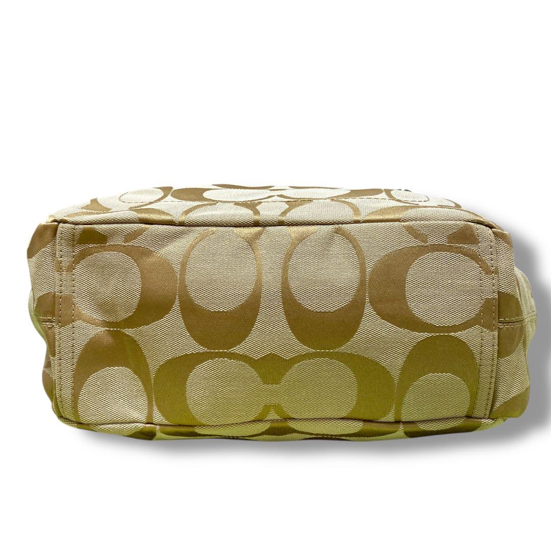 COACHコーチ リュック　シグネチャー　キャンバス　ベージュ　16556