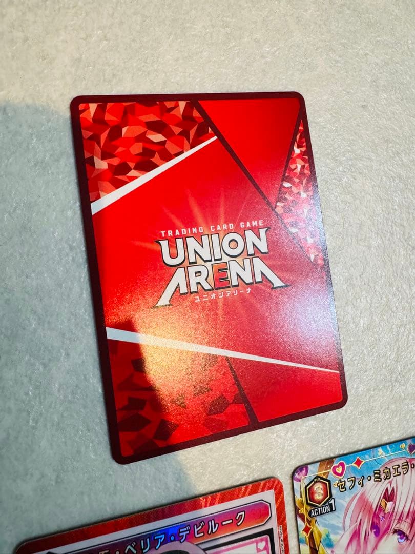 ユニオンアリーナ　ToLOVEる　モモ・ベリア・デビルーク 3枚セット販売