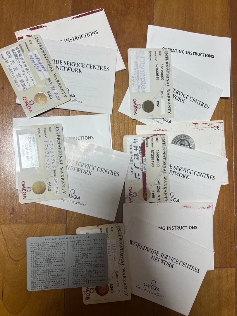OMEGA オメガ腕時計 ボックス　空箱（外箱・中箱）3個（管理番号07006）