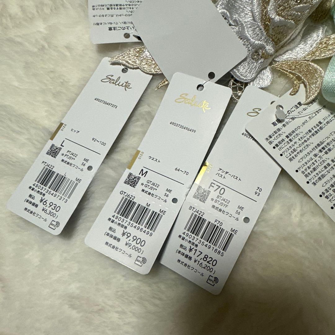 Salute BTJ422ブラジャーショーツ3点セット F70