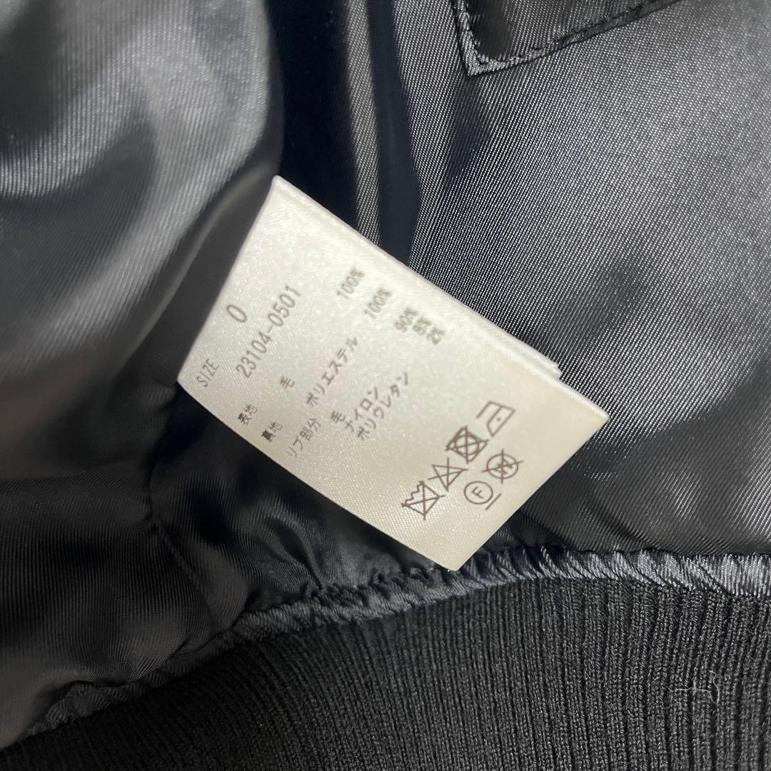 CLANE クラネ　C LOGO STADIUM JACKET 黒　スタジャン