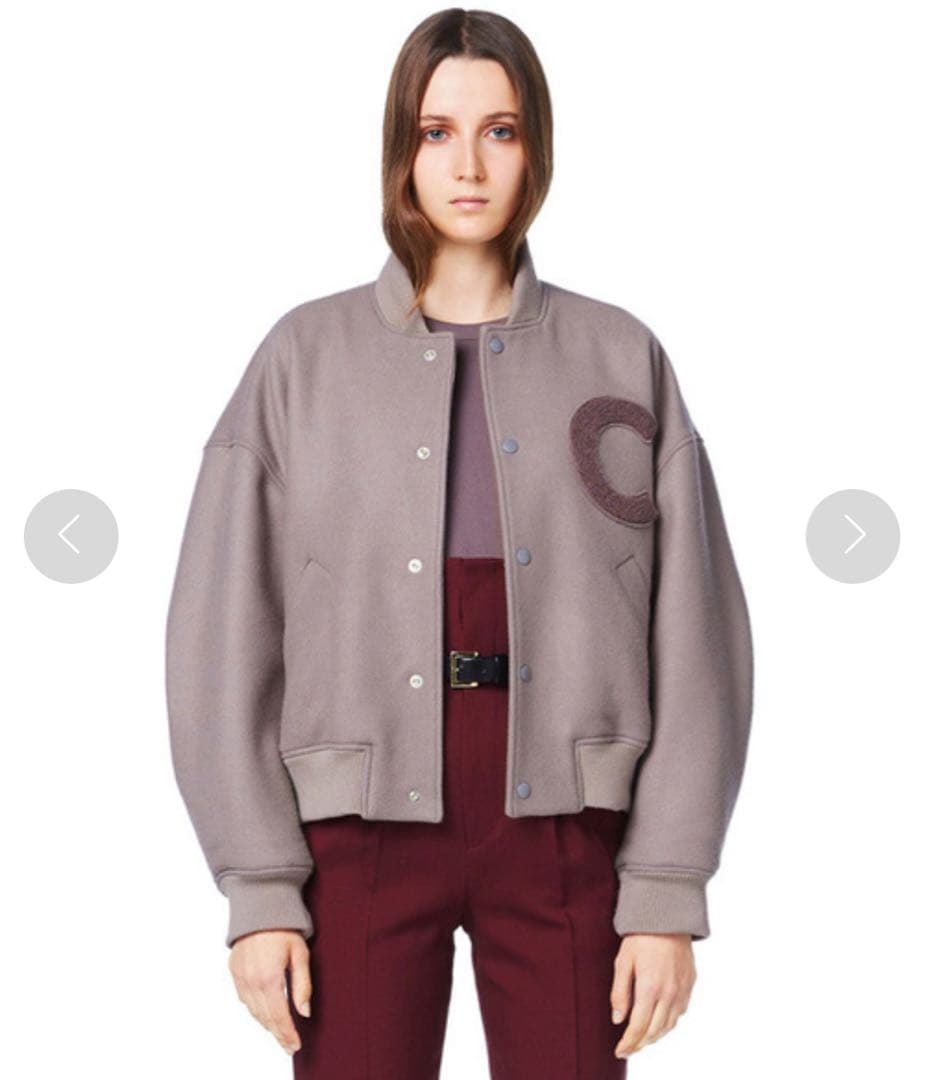 CLANE クラネ　C LOGO STADIUM JACKET 黒　スタジャン