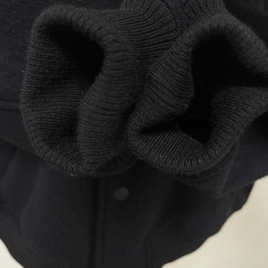 CLANE クラネ　C LOGO STADIUM JACKET 黒　スタジャン