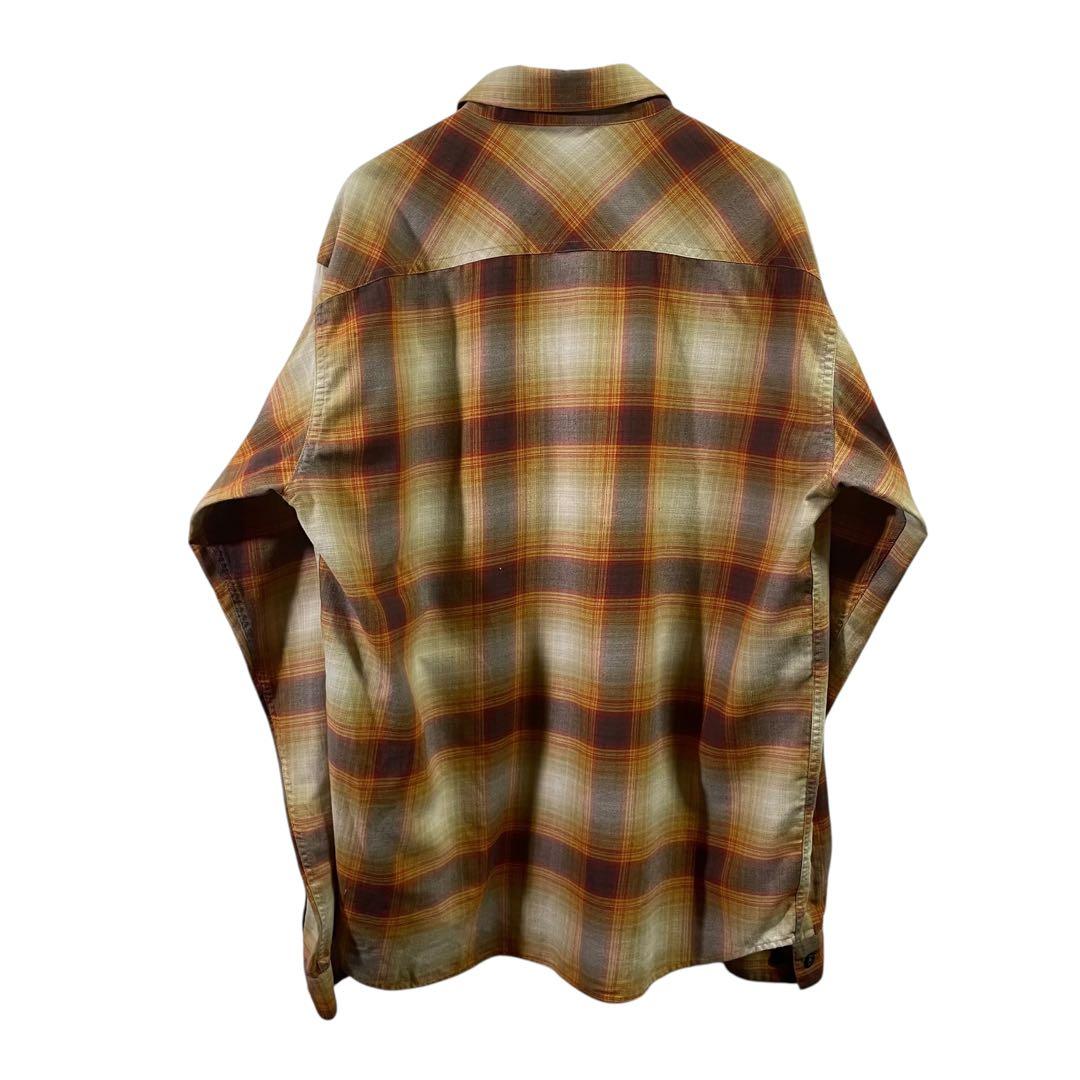FA12 Patagonia オンブレチェックシャツ　M 53856
