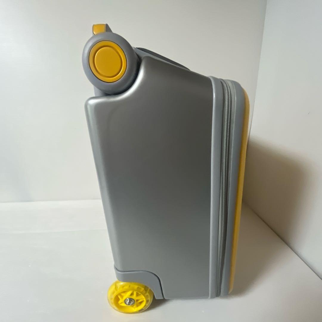 子供　乗れるスーツケース キャリーケース 40L キャリーバッグ イエロー