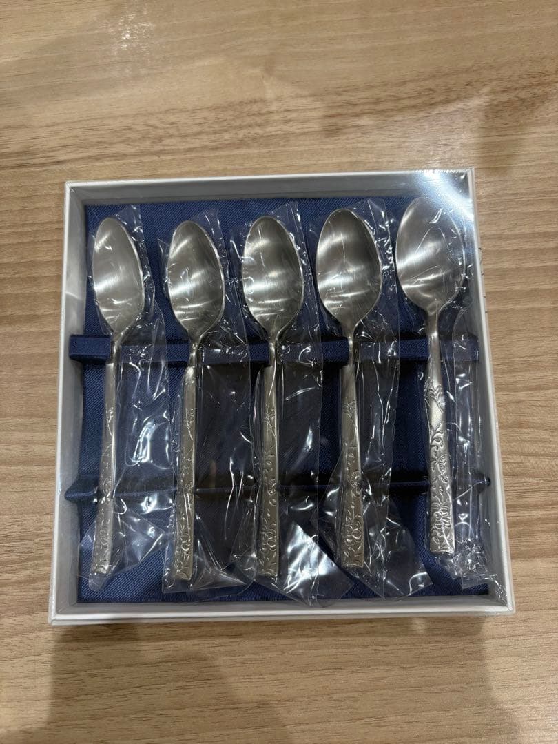 【未使用】ロイヤルコペンハーゲン シェラン スプーン 5本セット