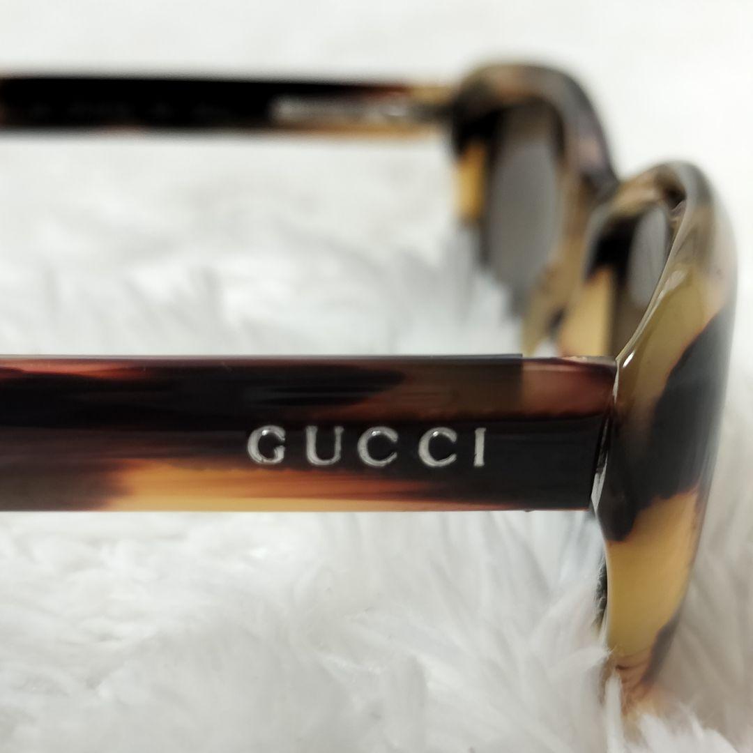 GUCCI デミブラウン サングラス　オーバル 135 GG2415/S
